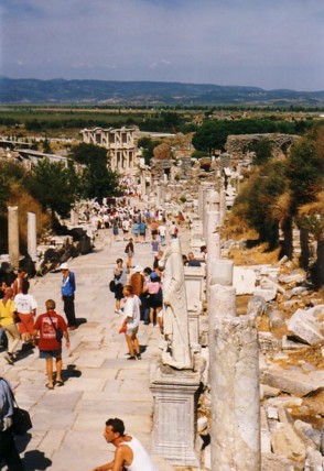 Die Marmorstrasse in Ephesos